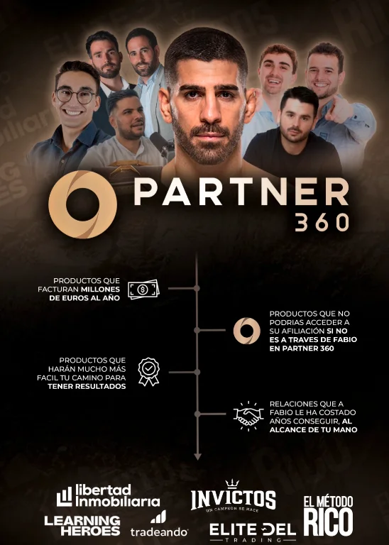 Productos exclusivos disponibles dentro de Partner 360, una selección de ofertas digitales de alto valor diseñadas para facilitar ventas, maximizar comisiones y acelerar resultados para los afiliados.