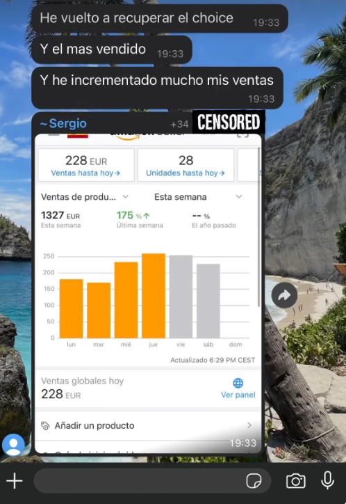 Resultados reales en Amazon tras aplicar el método de AMZN Elite paso a paso