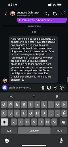 asos reales de alumnos que generaron ingresos online con Mi Primera Venta en 7 Días